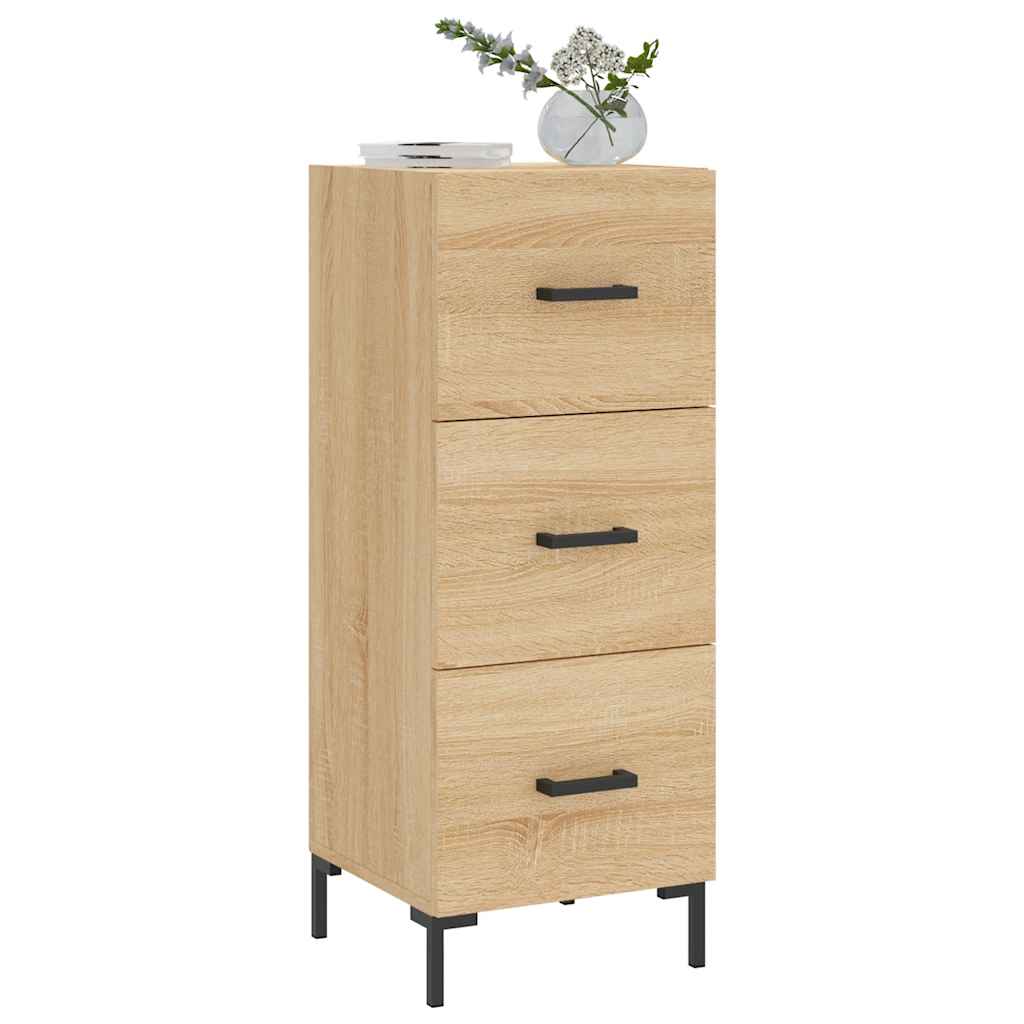 Sideboard Sonoma Oak 34.5x34x90 cm Engineered Wood