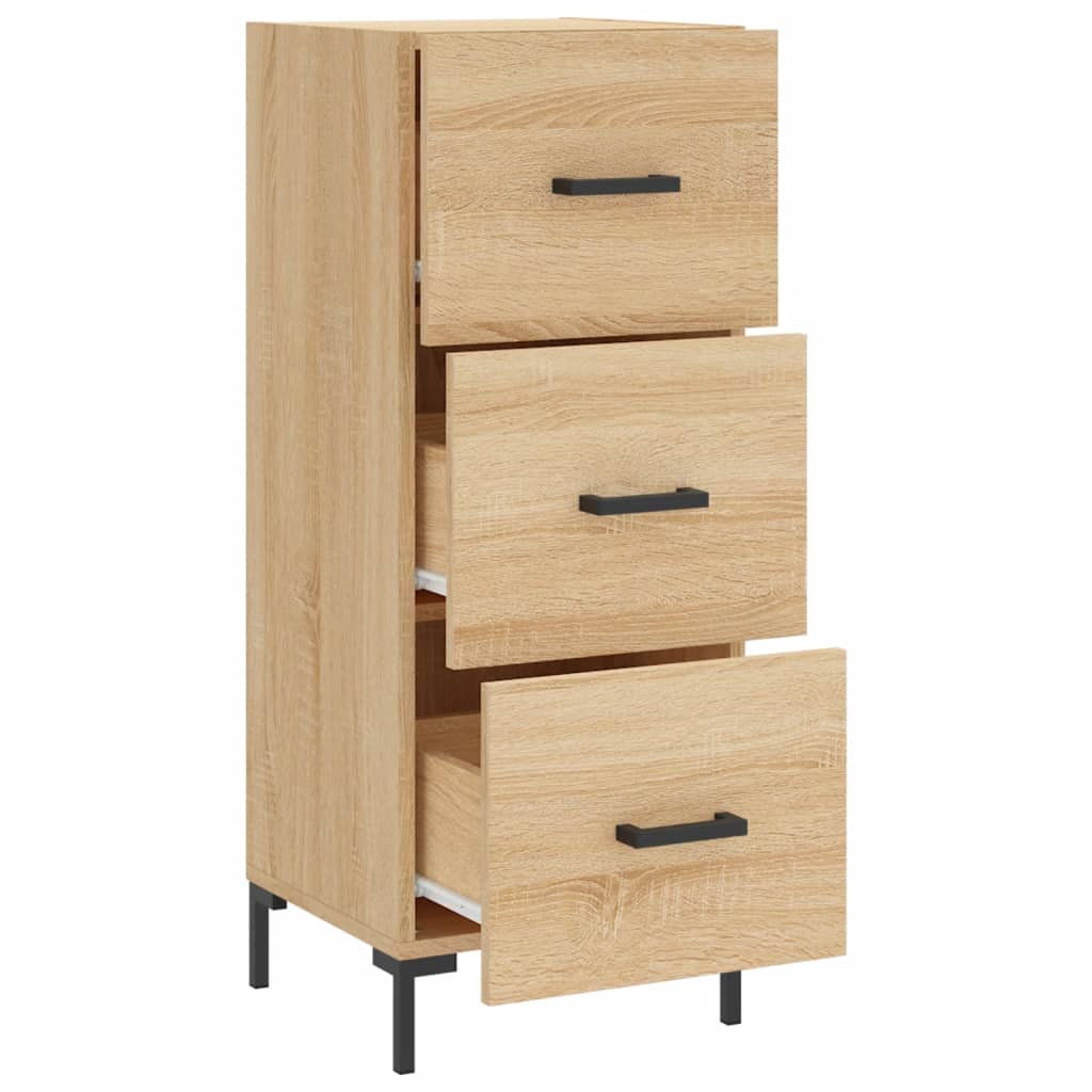 Sideboard Sonoma Oak 34.5x34x90 cm Engineered Wood