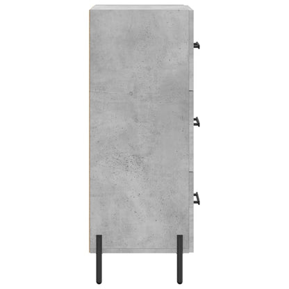 Sideboard Concrete Grey 34.5x34x90 cm Engineered Wood