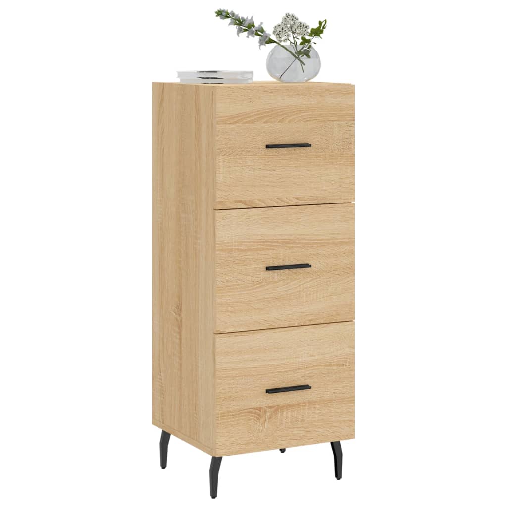 Sideboard Sonoma Oak 34.5x34x90 cm Engineered Wood