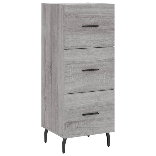 Sideboard Grey Sonoma 34.5x34x90 cm Engineered Wood