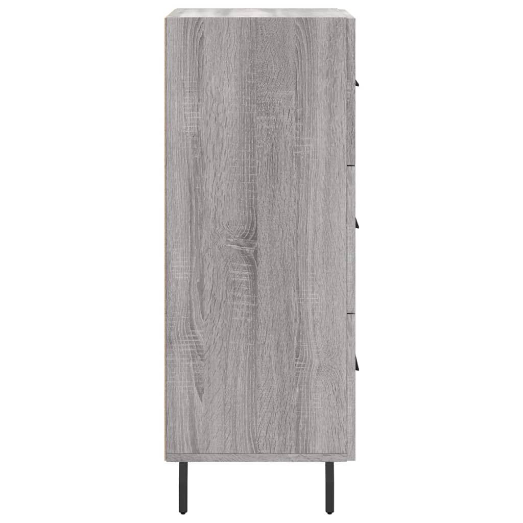 Sideboard Grey Sonoma 34.5x34x90 cm Engineered Wood