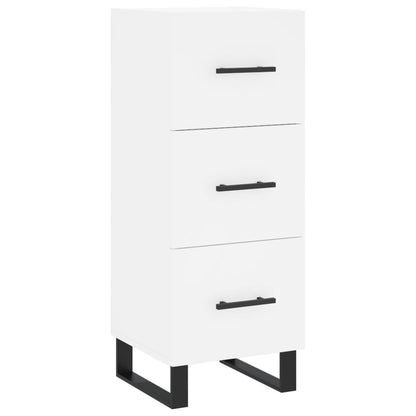 Sideboard White 34.5x34x90 cm Engineered Wood