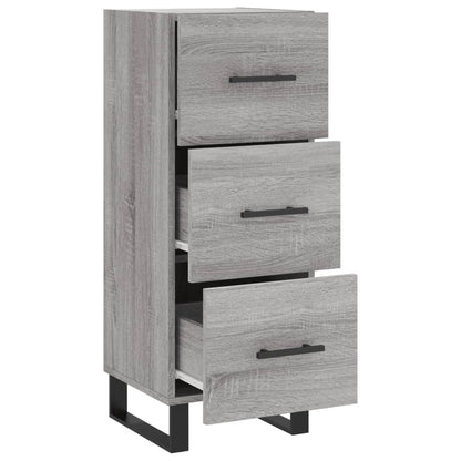 Sideboard Grey Sonoma 34.5x34x90 cm Engineered Wood