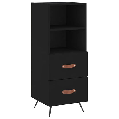 Sideboard Black 34.5x34x90 cm Engineered Wood
