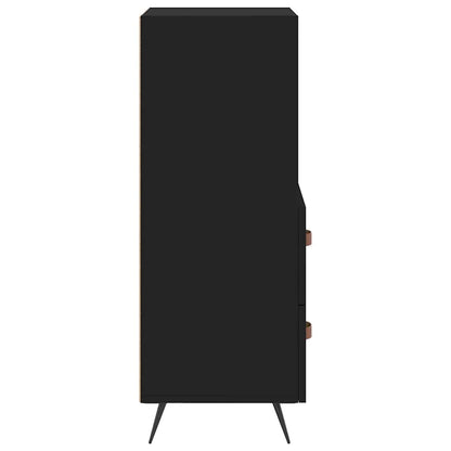 Sideboard Black 34.5x34x90 cm Engineered Wood