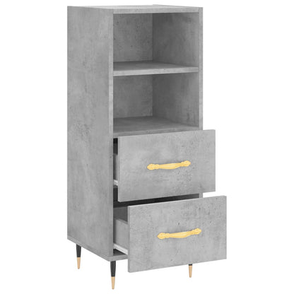 Sideboard Concrete Grey 34.5x34x90 cm Engineered Wood