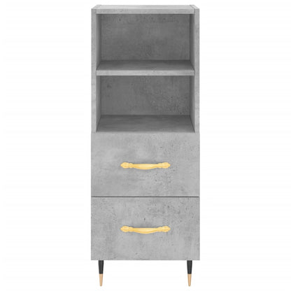 Sideboard Concrete Grey 34.5x34x90 cm Engineered Wood