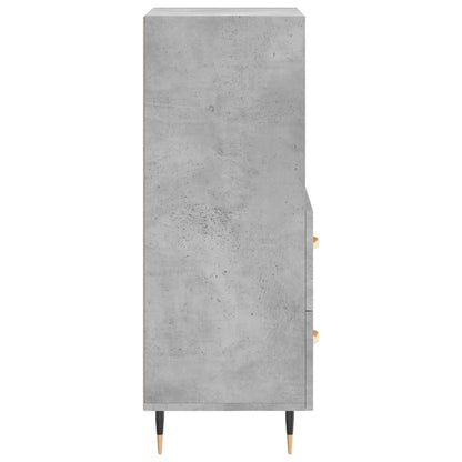 Sideboard Concrete Grey 34.5x34x90 cm Engineered Wood