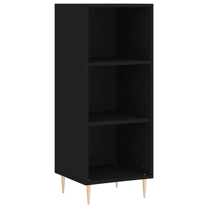 Sideboard Black 34.5x32.5x90 cm Engineered Wood