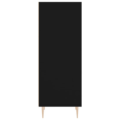 Sideboard Black 34.5x32.5x90 cm Engineered Wood