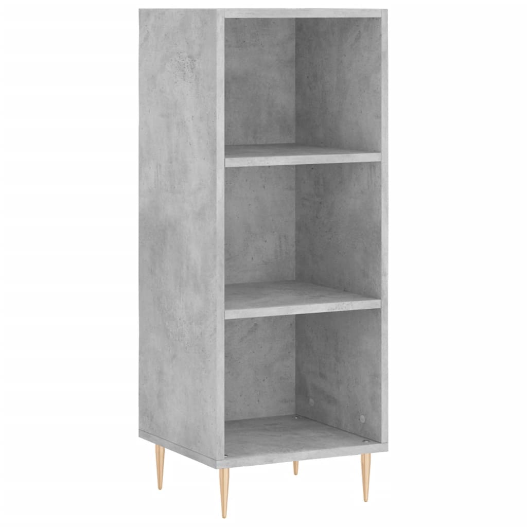Sideboard Concrete Grey 34.5x32.5x90 cm Engineered Wood