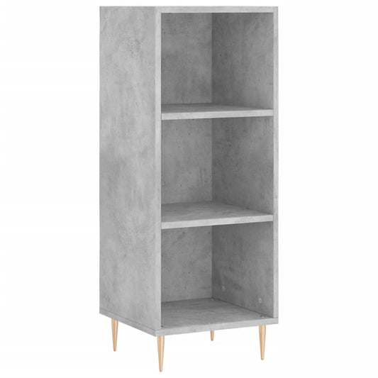 Sideboard Concrete Grey 34.5x32.5x90 cm Engineered Wood