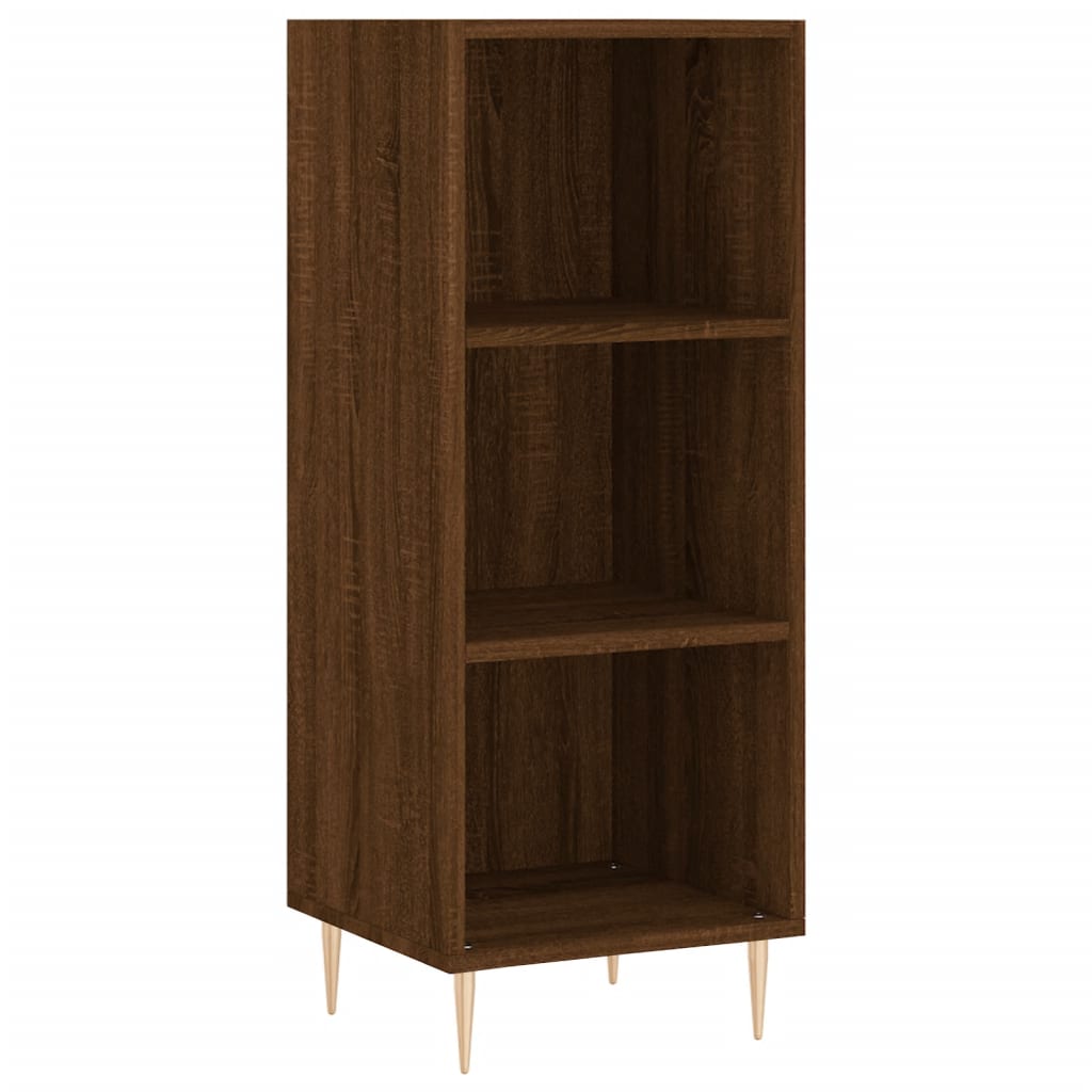 Sideboard Brown Oak 34.5x32.5x90 cm Engineered Wood