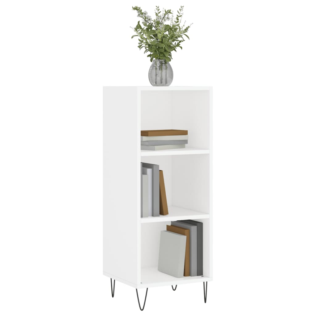 Sideboard White 34.5x32.5x90 cm Engineered Wood