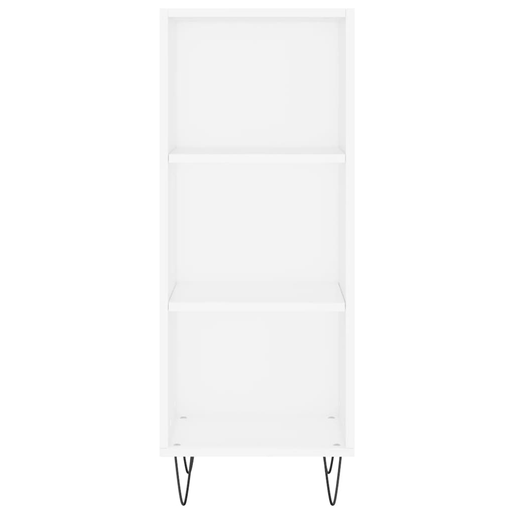 Sideboard White 34.5x32.5x90 cm Engineered Wood