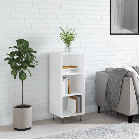 Sideboard White 34.5x32.5x90 cm Engineered Wood