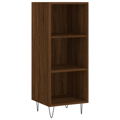 Sideboard Brown Oak 34.5x32.5x90 cm Engineered Wood