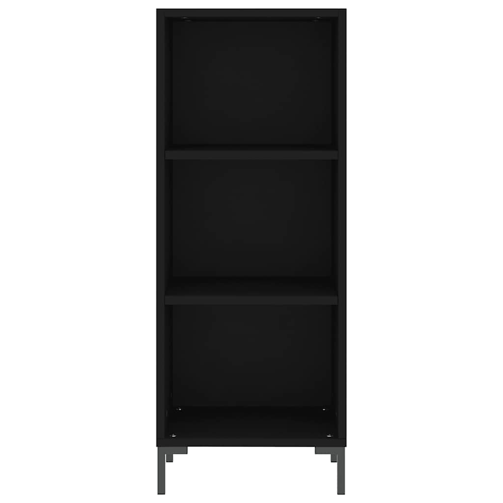 Sideboard Black 34.5x32.5x90 cm Engineered Wood