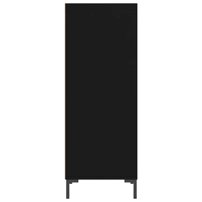 Sideboard Black 34.5x32.5x90 cm Engineered Wood