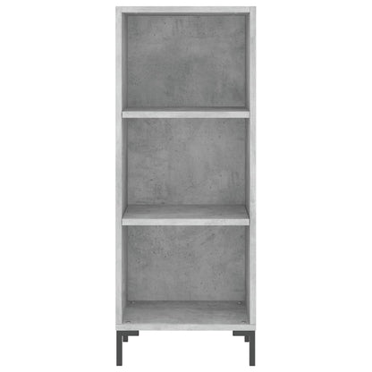 Sideboard Concrete Grey 34.5x32.5x90 cm Engineered Wood