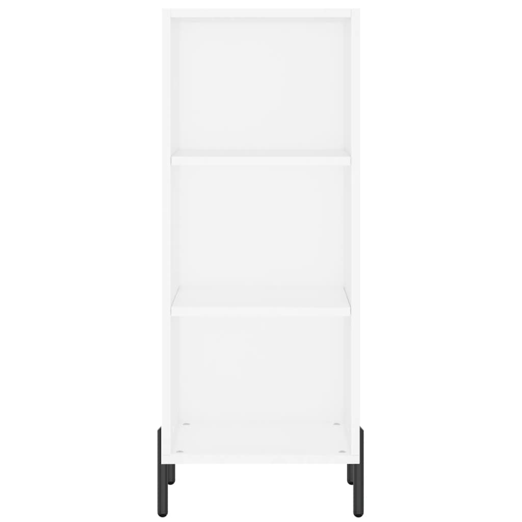 Sideboard White 34.5x32.5x90 cm Engineered Wood