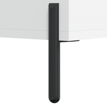 Sideboard White 34.5x32.5x90 cm Engineered Wood