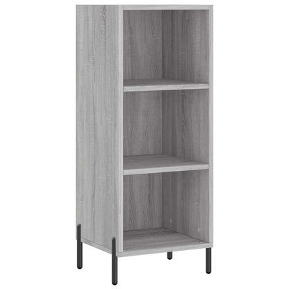 Sideboard Grey Sonoma 34.5x32.5x90 cm Engineered Wood