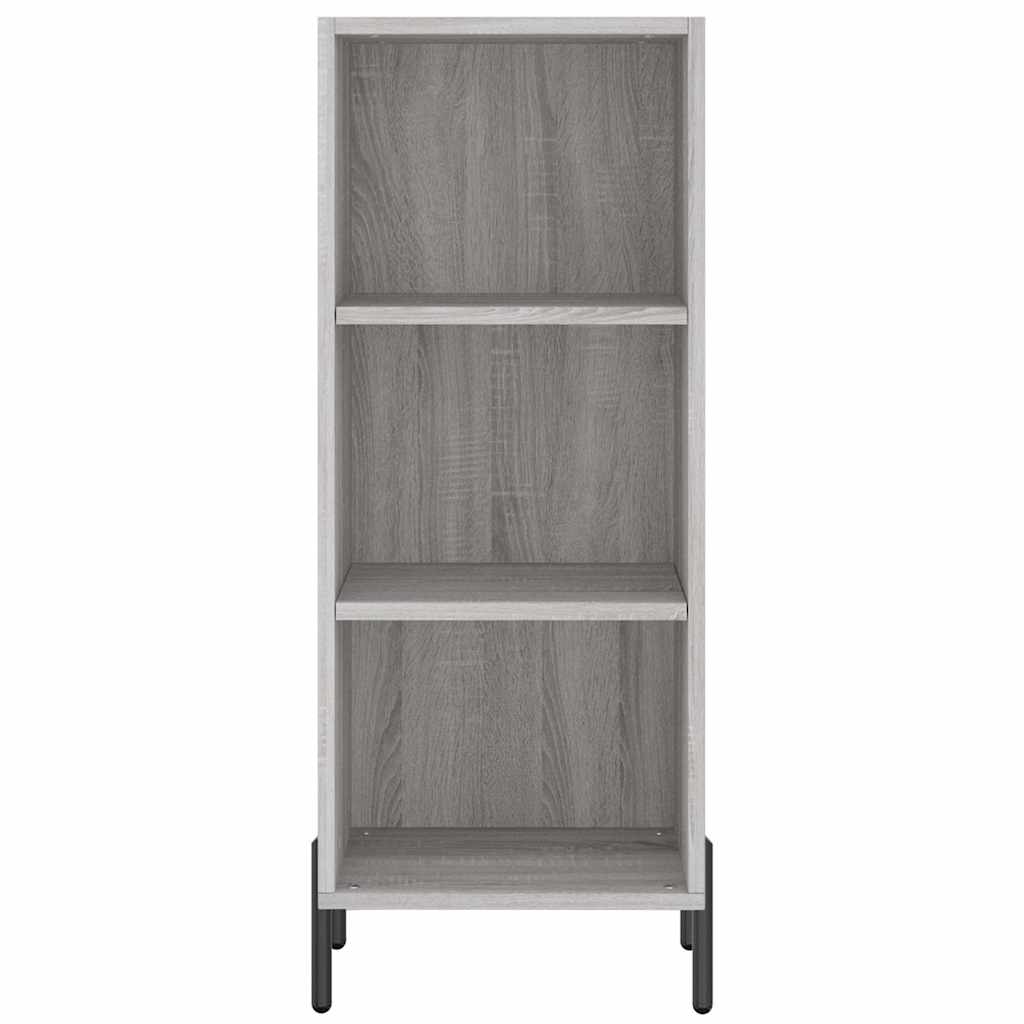 Sideboard Grey Sonoma 34.5x32.5x90 cm Engineered Wood
