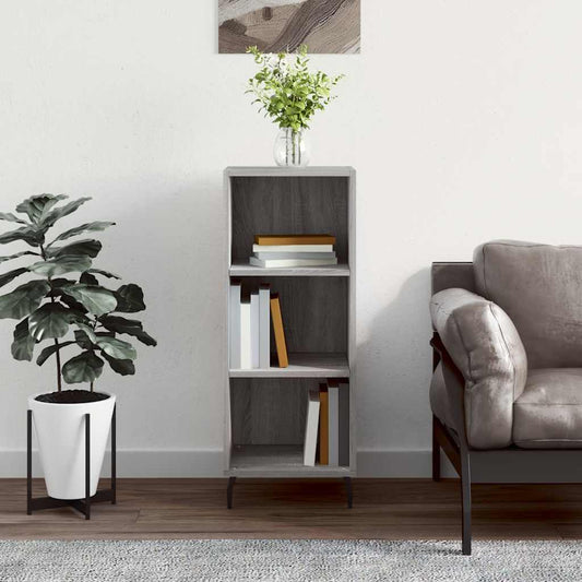 Sideboard Grey Sonoma 34.5x32.5x90 cm Engineered Wood