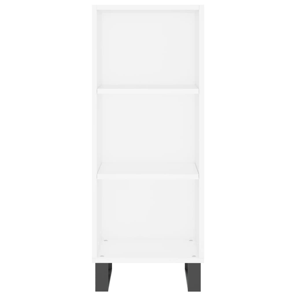 Sideboard White 34.5x32.5x90 cm Engineered Wood