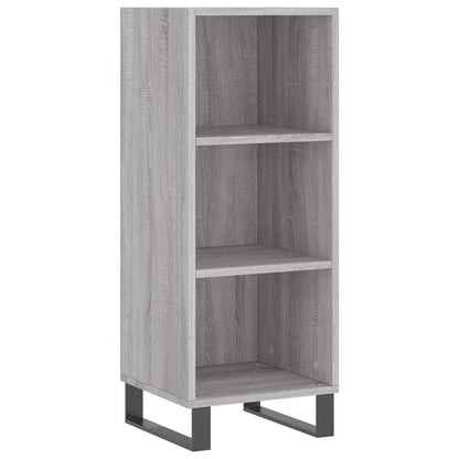 Sideboard Grey Sonoma 34.5x32.5x90 cm Engineered Wood