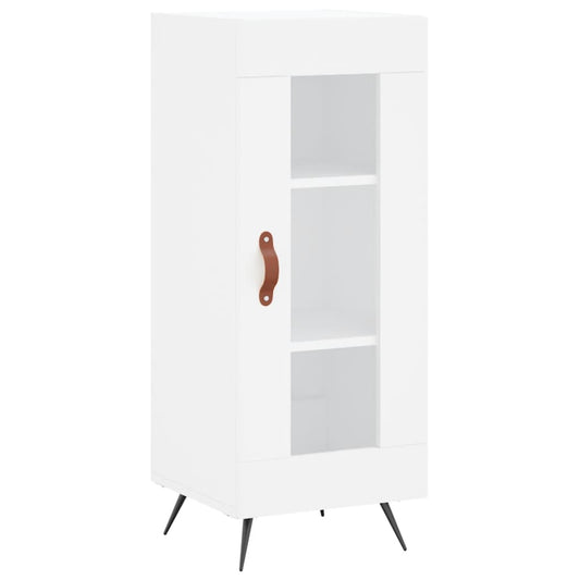 Sideboard White 34.5x34x90 cm Engineered Wood