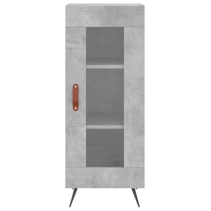 Sideboard Concrete Grey 34.5x34x90 cm Engineered Wood