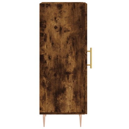 Sideboard Smoked Oak 34.5x34x90 cm Engineered Wood