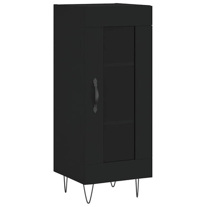 Sideboard Black 34.5x34x90 cm Engineered Wood