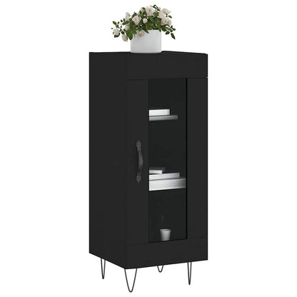 Sideboard Black 34.5x34x90 cm Engineered Wood