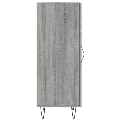 Sideboard Grey Sonoma 34.5x34x90 cm Engineered Wood