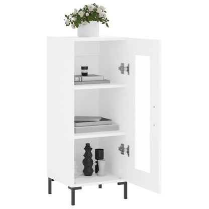 Sideboard White 34.5x34x90 cm Engineered Wood