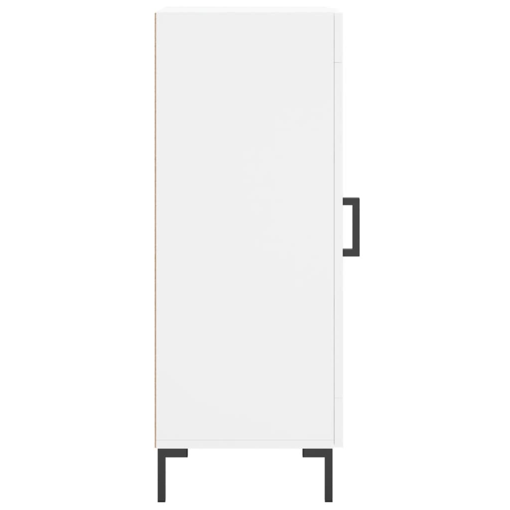 Sideboard White 34.5x34x90 cm Engineered Wood