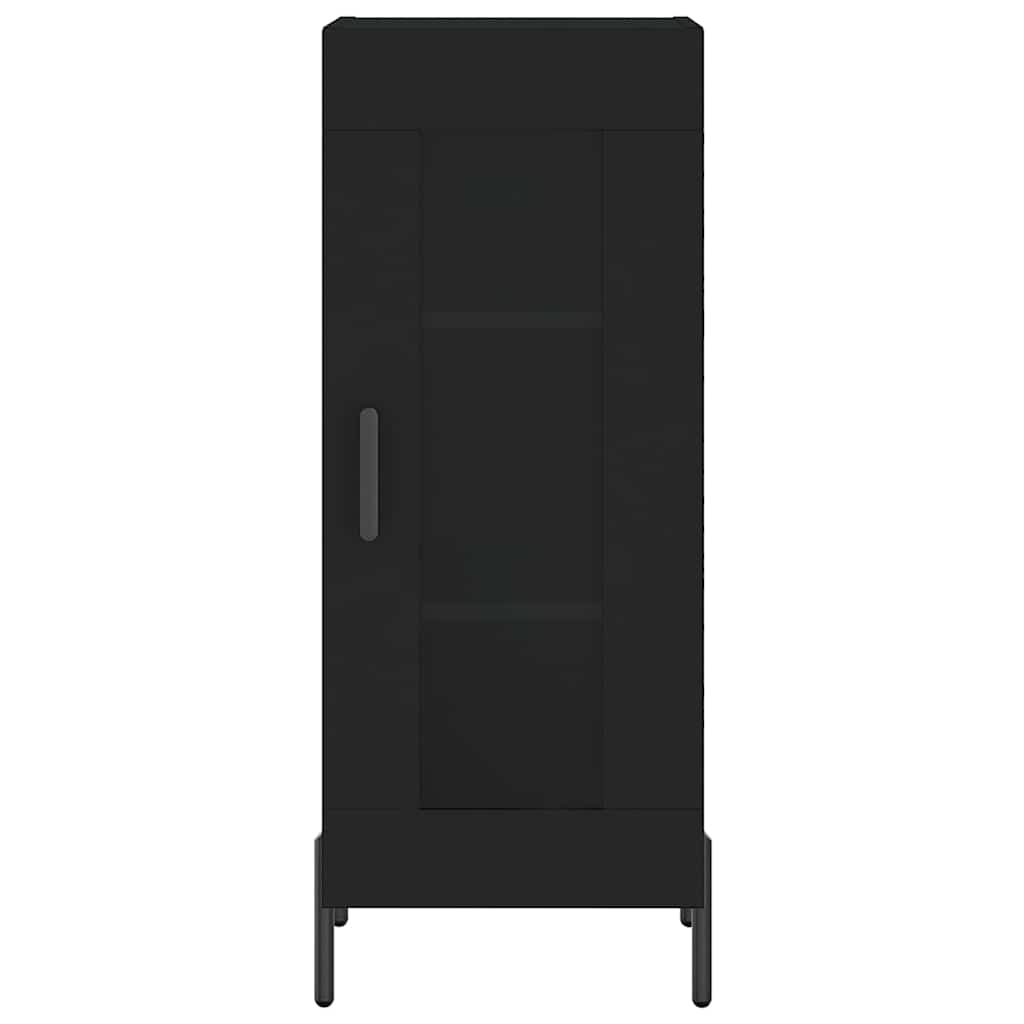 Sideboard Black 34.5x34x90 cm Engineered Wood