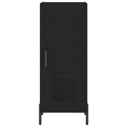 Sideboard Black 34.5x34x90 cm Engineered Wood