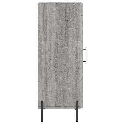 Sideboard Grey Sonoma 34.5x34x90 cm Engineered Wood