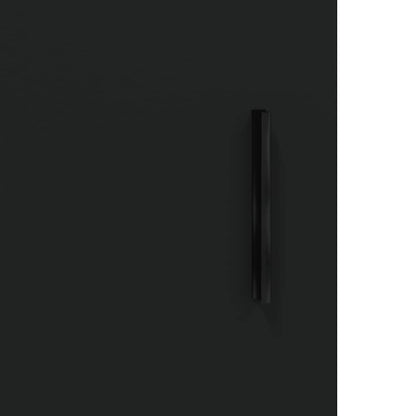 Sideboard Black 34.5x34x90 cm Engineered Wood