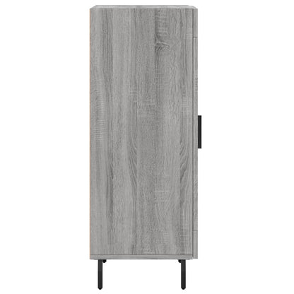 Sideboard Grey Sonoma 34.5x34x90 cm Engineered Wood