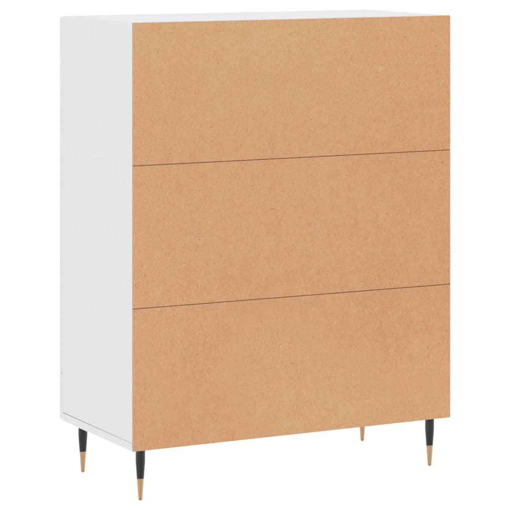Sideboard White 69.5x34x90 cm Engineered Wood