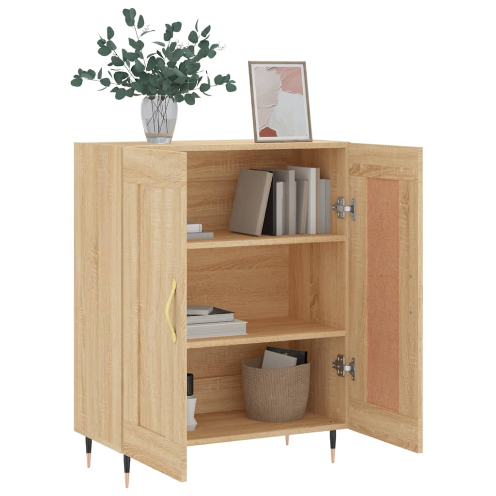 Sideboard Sonoma Oak 69.5x34x90 cm Engineered Wood