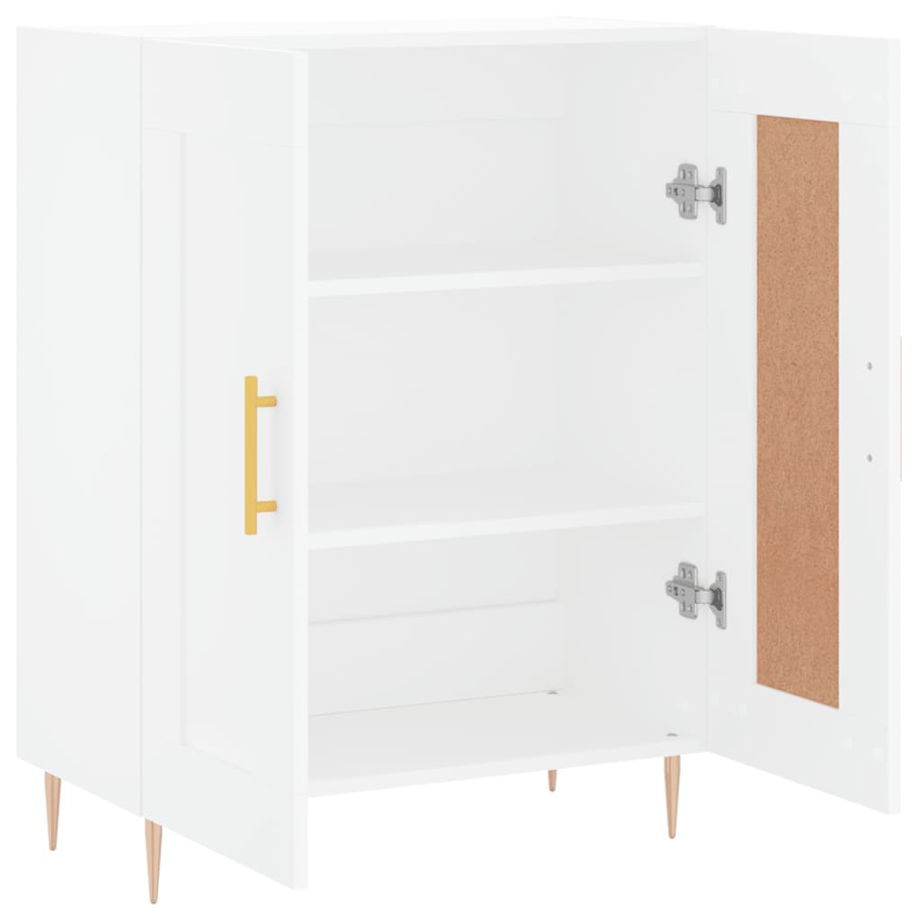 Sideboard White 69.5x34x90 cm Engineered Wood