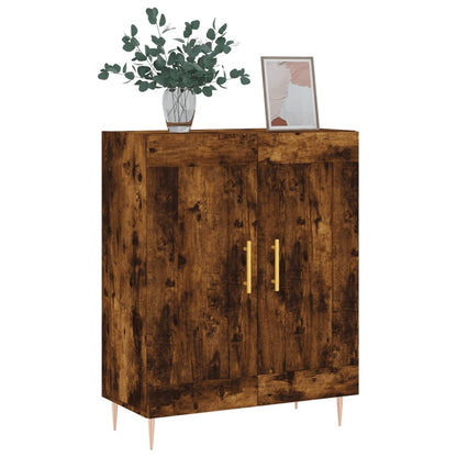 Sideboard Smoked Oak 69,5x34x90 cm Engineered Wood