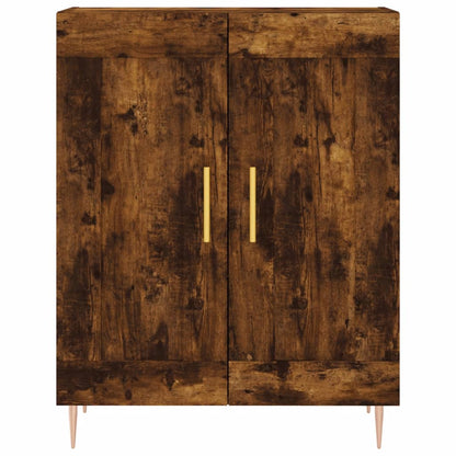 Sideboard Smoked Oak 69,5x34x90 cm Engineered Wood